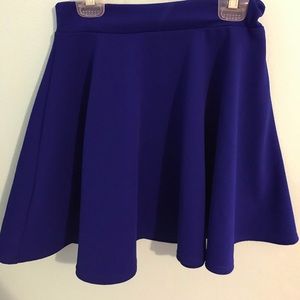 Blue skirt